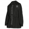 WEAR BY ERIN ANDREWS WOMENS RAIDERS PROMO WINDBREAKER JACKET