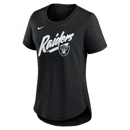 NIKE WOMENS RAIDERS TRI-BLEND FASHION TEE | Raiders Apparel | GameDay