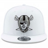 NEW ERA RAIDERS 9FIFTY PIRATE LOGO WHITE CAP