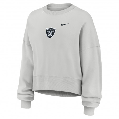NIKE WOMENS LAS VEGAS RAIDERS PHOENIX CREWNECK SWEATSHIRT