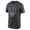 NIKE RAIDER NATION GRAY DRI-FIT LEGEND ICON TEE | Fan Gear | GameDay
