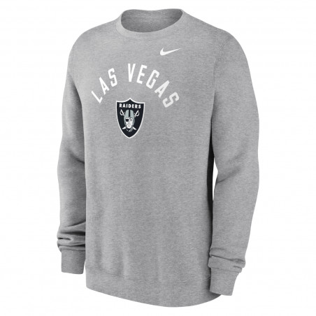 NIKE LAS VEGAS RAIDERS CLUB CREWNECK SWEATSHIRT
