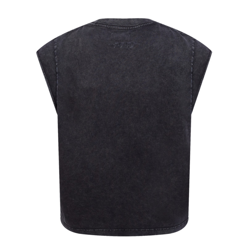 PRO STANDARD RAIDERS GAME DAY ENZYME WASH CUT-OFF TEE