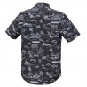 RAIDERS GAME DAY BLACK BUTTON-UP SHIRT