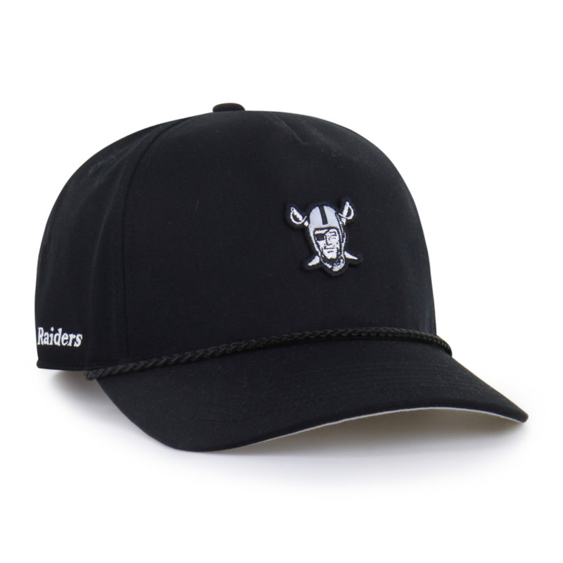 47 RAIDERS MICRO PIRATE BLACK HITCH CAP