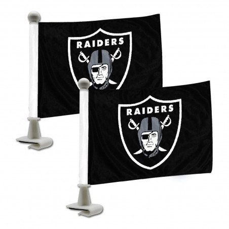 RAIDERS 4X6 AMBASSADOR CAR FLAG 2 PACK