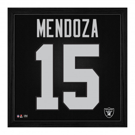 RAIDERS FERNANDO MENDOZA JERSEY NUMBER FRAME