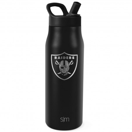 RAIDERS 34OZ MESA BLACK WATER BOTTLE