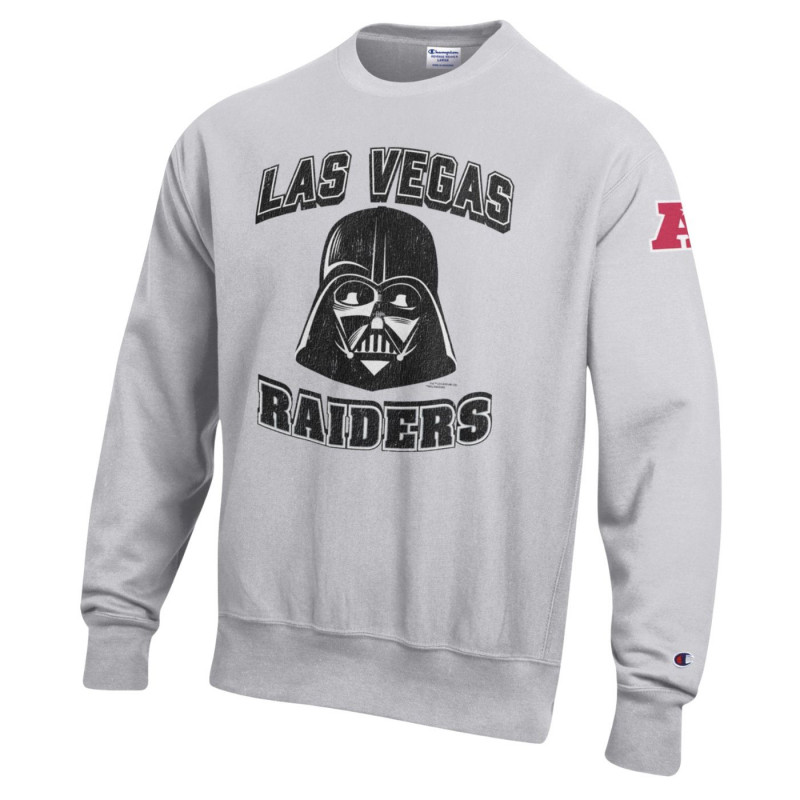 CHAMPION LAS VEGAS RAIDERS X DARTH VADER WEAVE CREWNECK SWEATSHIRT | GameDay