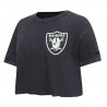 PRO STANDARD WOMENS RAIDERS WASHED JEWELS BOXY TEE