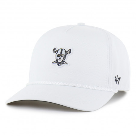 '47 Raiders Micro Pirate White Hitch Cap | Official Las Vegas Raiders Hat & Fan Gear