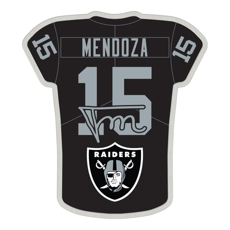 RAIDERS FERNANDO MENDOZA JERSEY PIN | Raiders Collectible | GameDay
