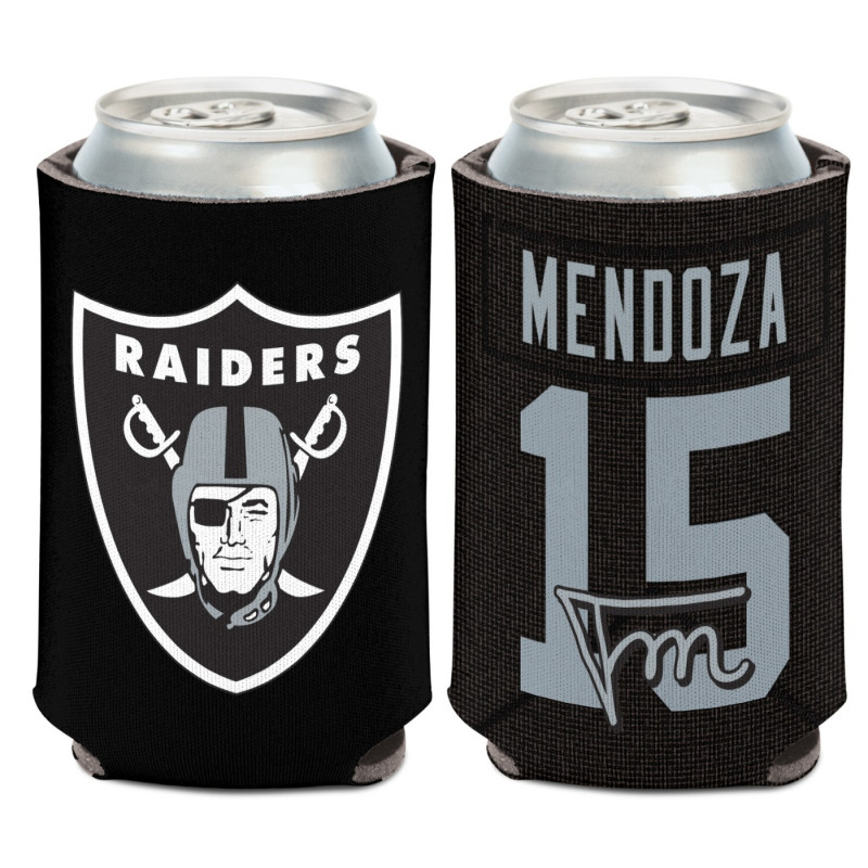 RAIDERS FERNANDO MENDOZA TAILGATE CAN COOZIE