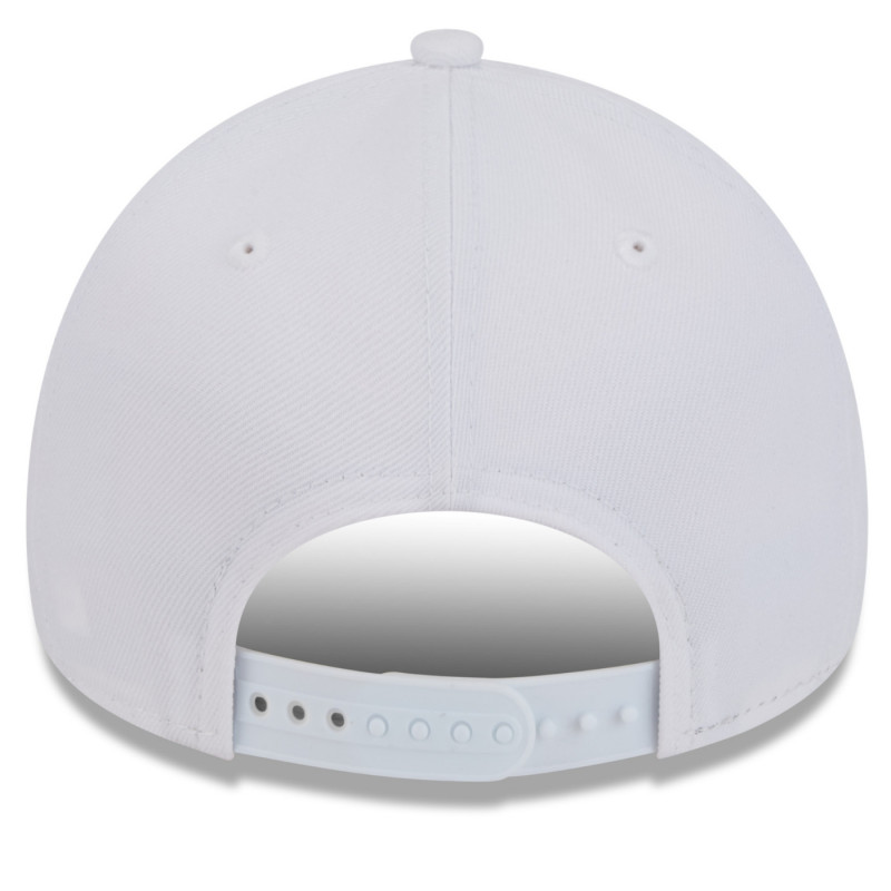 NEW ERA RAIDERS 9FORTY WHITE TONAL SHIELD CAP