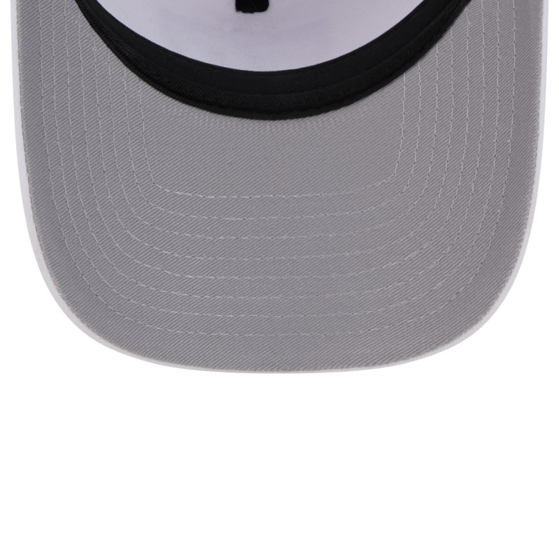 NEW ERA RAIDERS 9FORTY WHITE TONAL SHIELD CAP