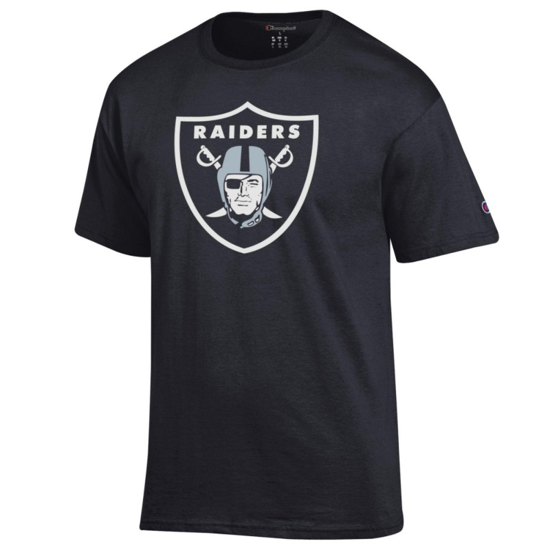Las Vegas Raiders Champion Shield Logo Tee T-Shirt | GameDay Gear LV