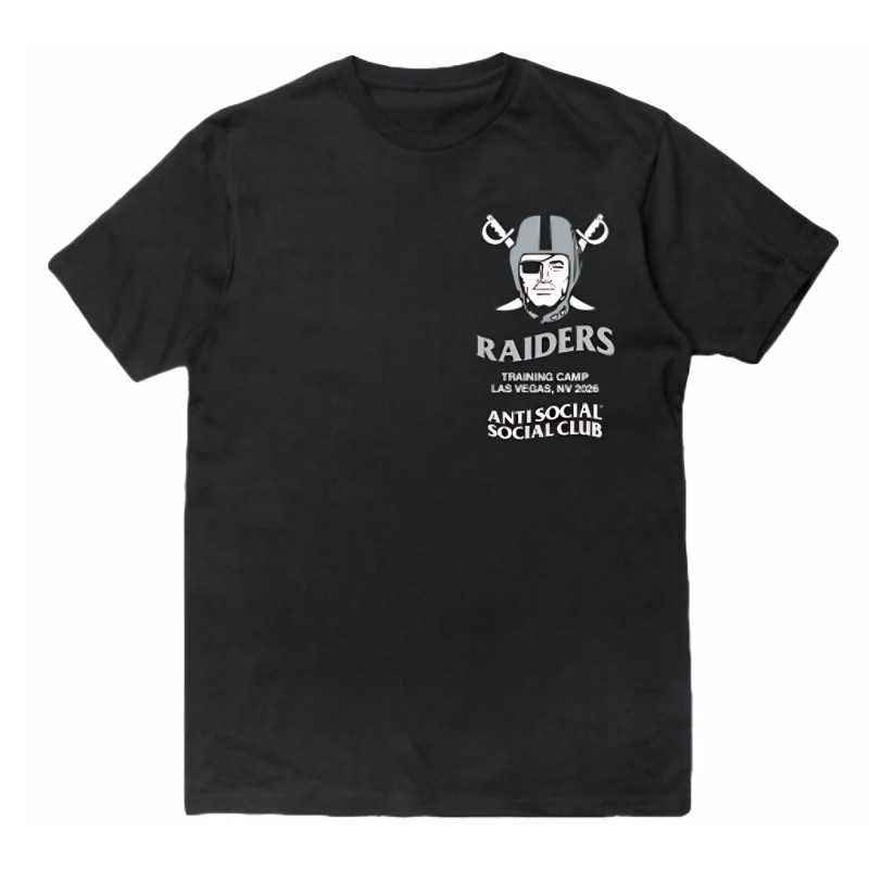 Las Vegas Raiders 2026 Anti Social Social Club Training Camp Tee T-Shirt | GameDay Gear