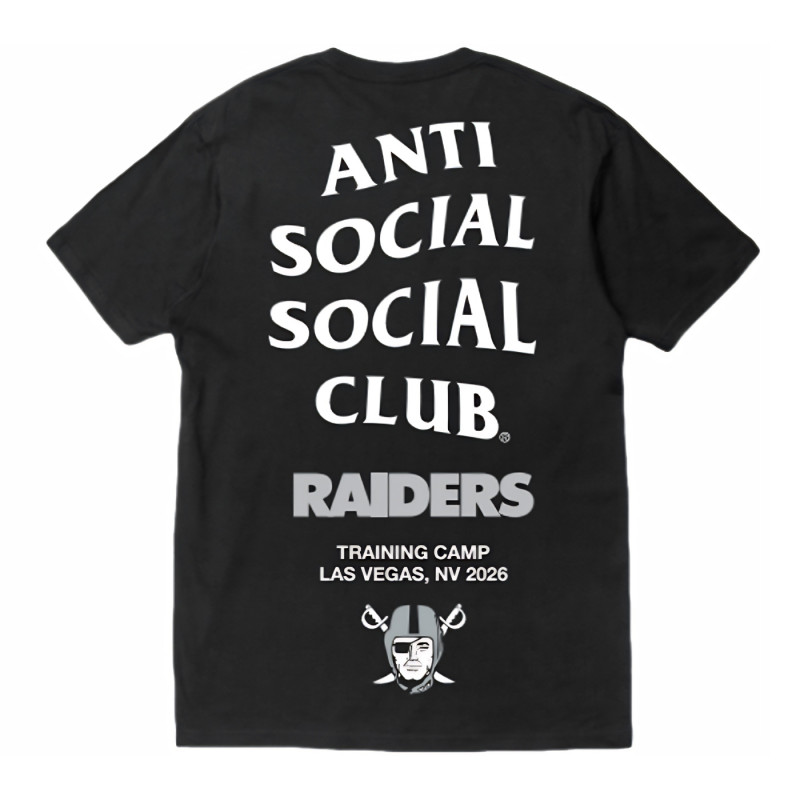 Las Vegas Raiders 2026 Anti Social Social Club Training Camp Tee T-Shirt | GameDay Gear