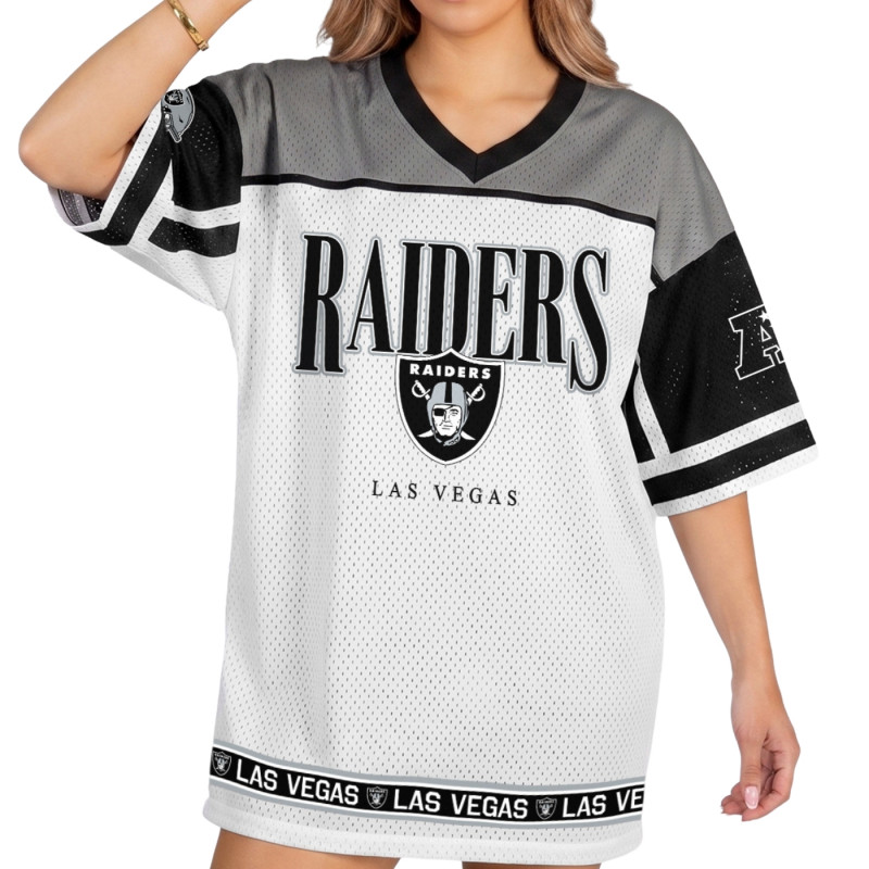 WOMENS LAS VEGAS RAIDERS HUSTLE MODE FASHION JERSEY DRESS | GameDay