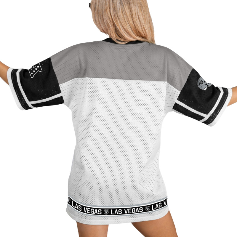 WOMENS LAS VEGAS RAIDERS HUSTLE MODE FASHION JERSEY DRESS | GameDay