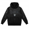 WOMENS RAIDERS SUNDAY LIGHTS RHINESTONE HOODIE