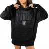 WOMENS RAIDERS SUNDAY LIGHTS RHINESTONE HOODIE