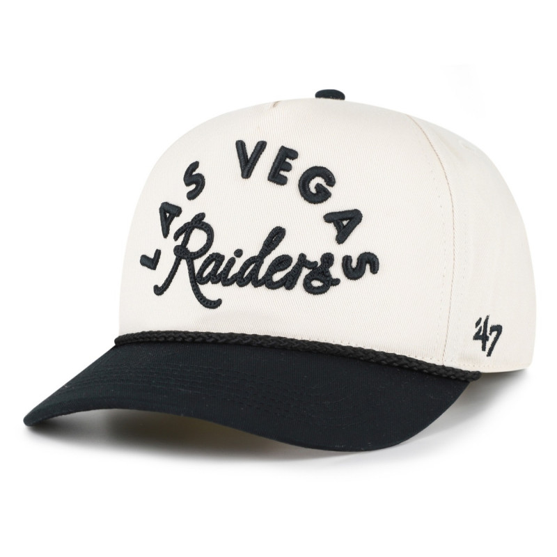 '47 Womens Las Vegas Raiders Rope Script Cap | Official Las Vegas Raiders Hat & Fan Gear