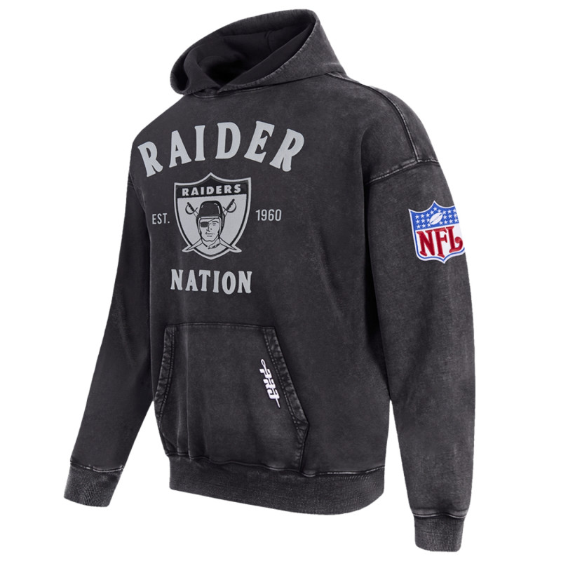 Las Vegas Raiders Pro Standard First Team Enzyme Wash Hoodie | GameDay