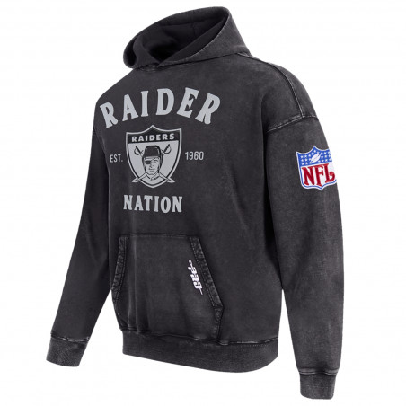 PRO STANDARD RAIDER NATION FIRST TEAM ENZYME WASH HOODIE