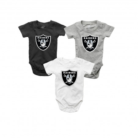 INFANT RAIDERS ONESIE 3-PACK SET | Baby Fan Gear | GameDay
