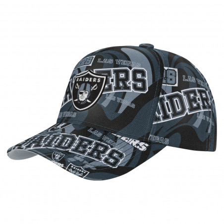 Youth Las Vegas Raiders All Over Shift Cap | Official Las Vegas Raiders Hat & Fan Gear