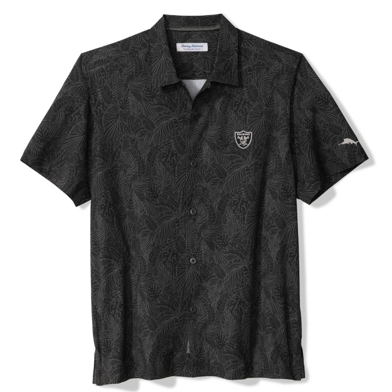 Tommy Bahama Raiders Coast Saltwater Fronds Button-Up Shirt | Official Raiders Button-Up Shirt