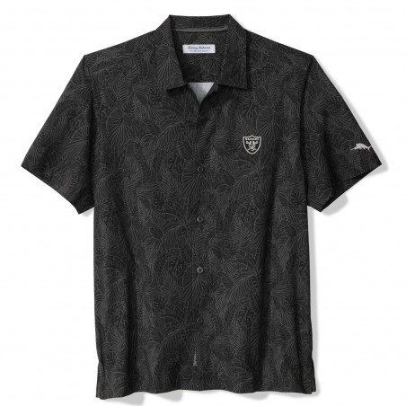 Tommy Bahama Raiders Coast Saltwater Fronds Button-Up Shirt | Official Raiders Button-Up Shirt