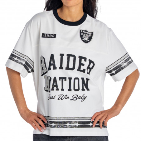 WOMENS RAIDERS DROP SHOULDER BOYFRIEND TEE
