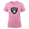 RAIDERS PINK GIRLS YOUTH TEE
