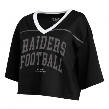 Raiders Womens WEAR by Erin Andrews Crop Fashion Jersey | GameDay | Official Store NFL