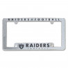 RAIDERS GLITTER LICENSE PLATE FRAME
