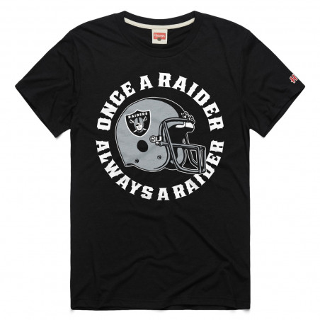 HOMAGE ONCE A RAIDER ALWAYS A RAIDER BLACK TEE