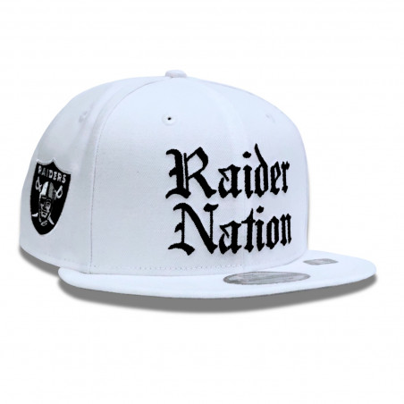 NEW ERA RAIDER NATION 9FIFTY OLE ENGLISH CHAINSTITCH SHIELD CAP