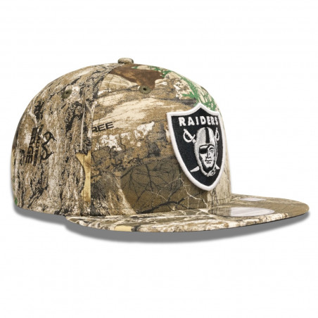 NEW ERA RAIDERS 9FIFTY REALTREE SHIELD CAP