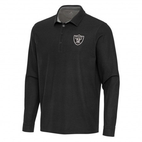 ANTIGUA RAIDERS CADENCE LONG SLEEVE POLO | Raiders Apparel | GameDay
