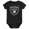 NEWBORN RAIDERS SHIELD LOGO ONESIE