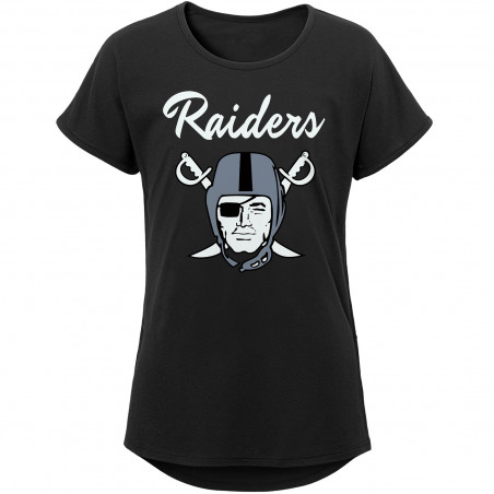 GIRLS YOUTH RAIDERS PIRATE LOGO TEE