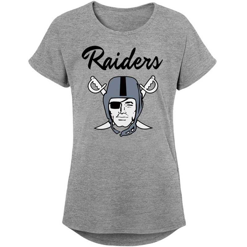 GIRLS YOUTH RAIDERS PIRATE LOGO TEE