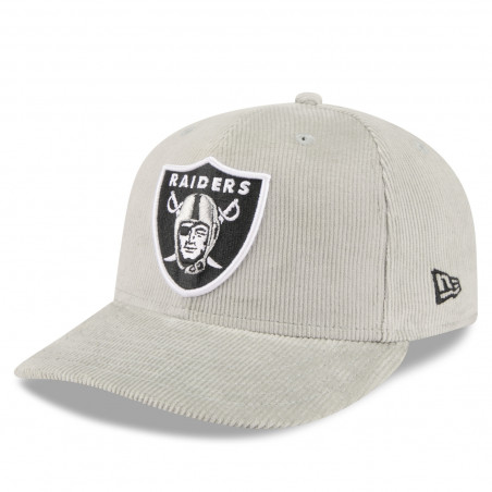 NEW ERA RAIDERS 59FIFTY CORDUROY SHIELD CAP