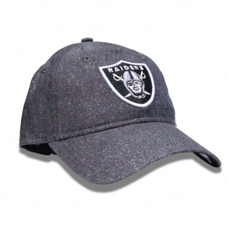 NEW ERA WOMENS RAIDERS 9TWENTY SHIMMER SHIELD CAP