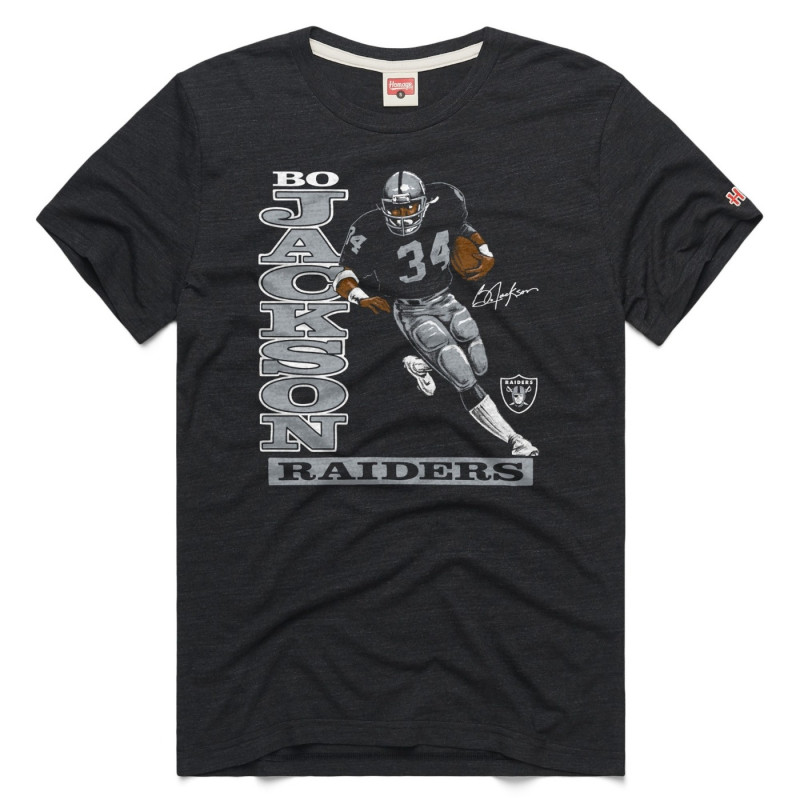 HOMAGE RAIDERS BO JACKSON SIGNATURE TEE | Raiders Apparel | GameDay