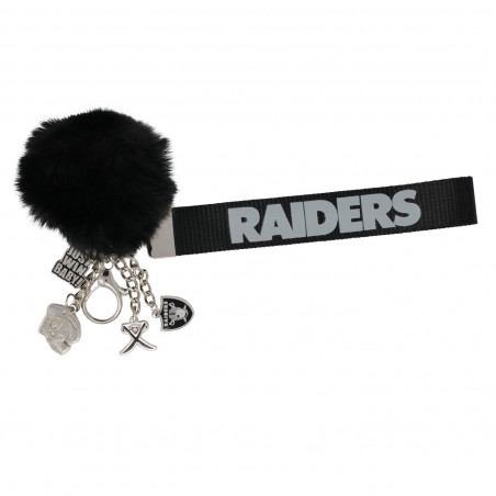 RAIDERS CHARM WRISTLET KEYCHAIN | Raiders Accessories | GameDay