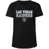 NEW ERA GIRLS YOUTH LAS VEGAS RAIDERS FLIP SEQUIN TEE
