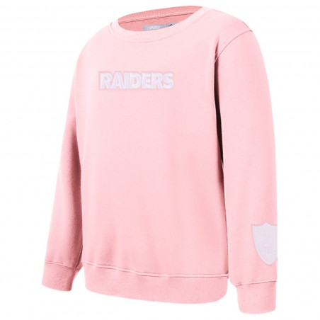Raiders Juvenile Pro Standard Girls Wingspan Sweatshirt Crewneck | GameDay